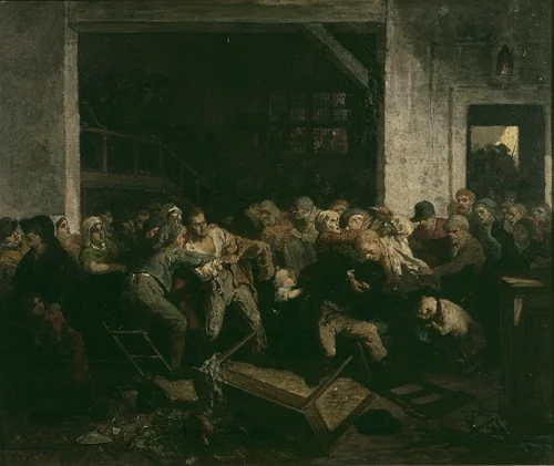 The fight