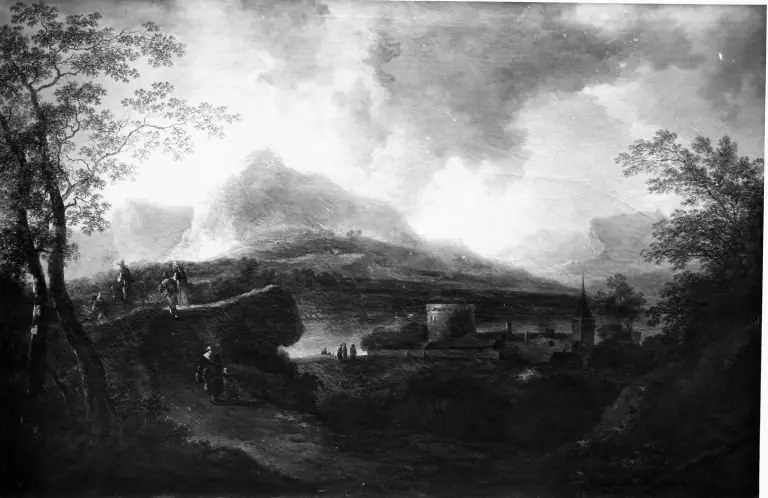 Landscape with lake