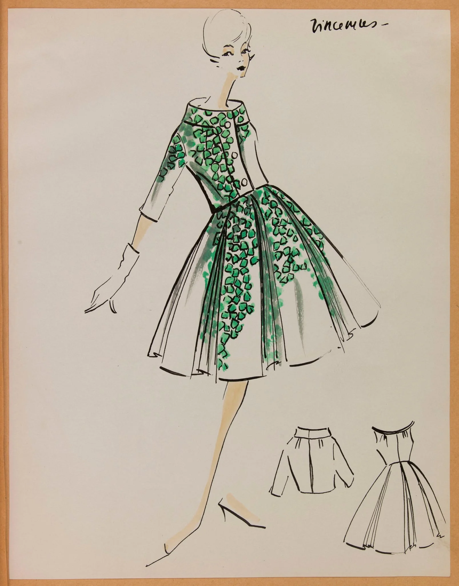 Vincennes, by Marie-Louise Carven, 1958