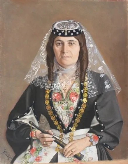 Portrait of Mariam Shalamain