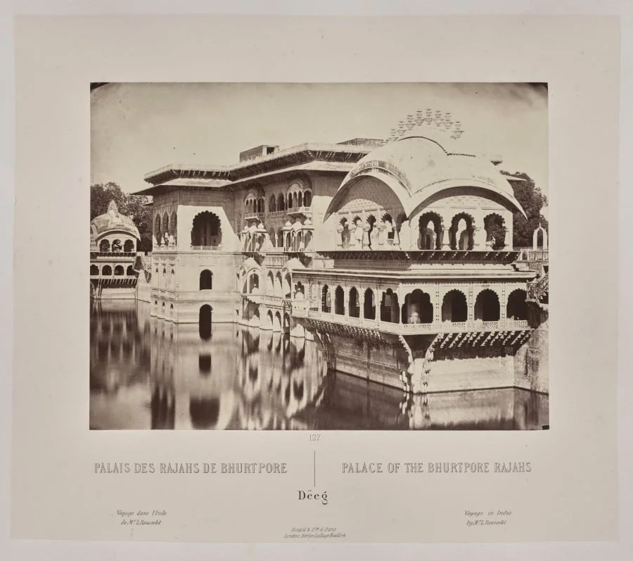Palace of the Bhurtpore Rajahs, Dëeg, by Louis-Théophile Marie Rousselet, 1866