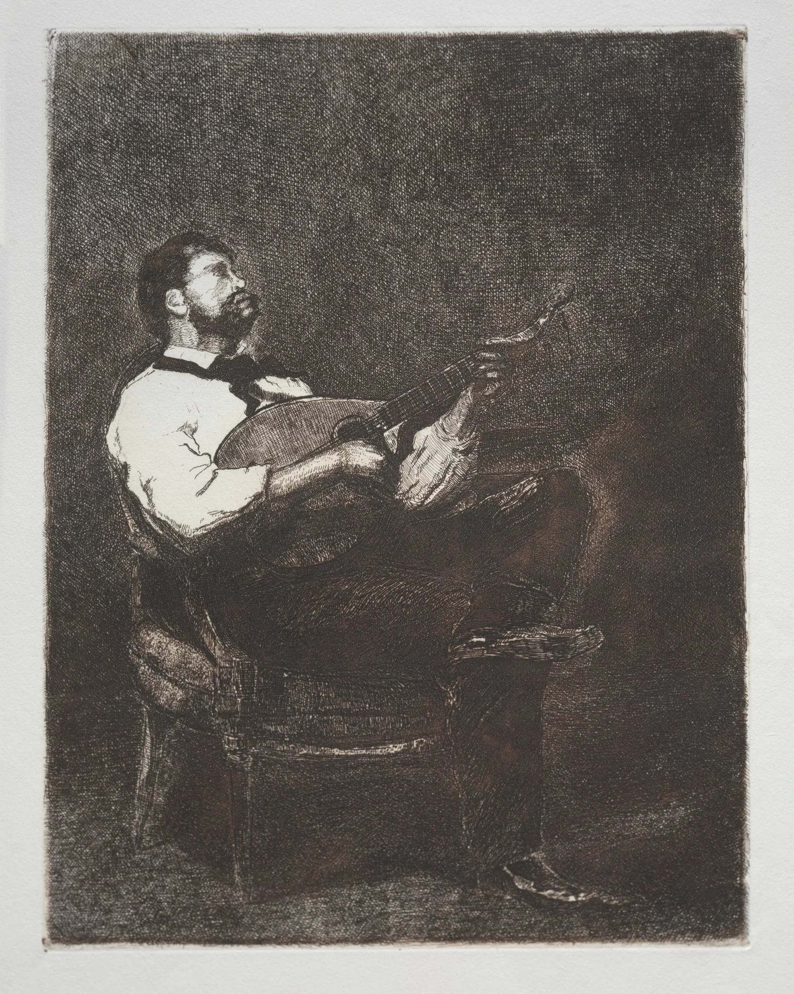 Guitar Player, by François Bonvin, 1861