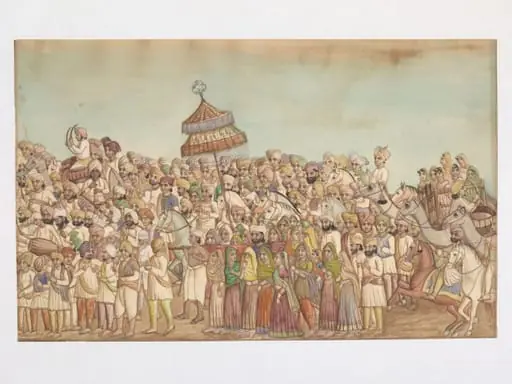 Sikh marriage procession