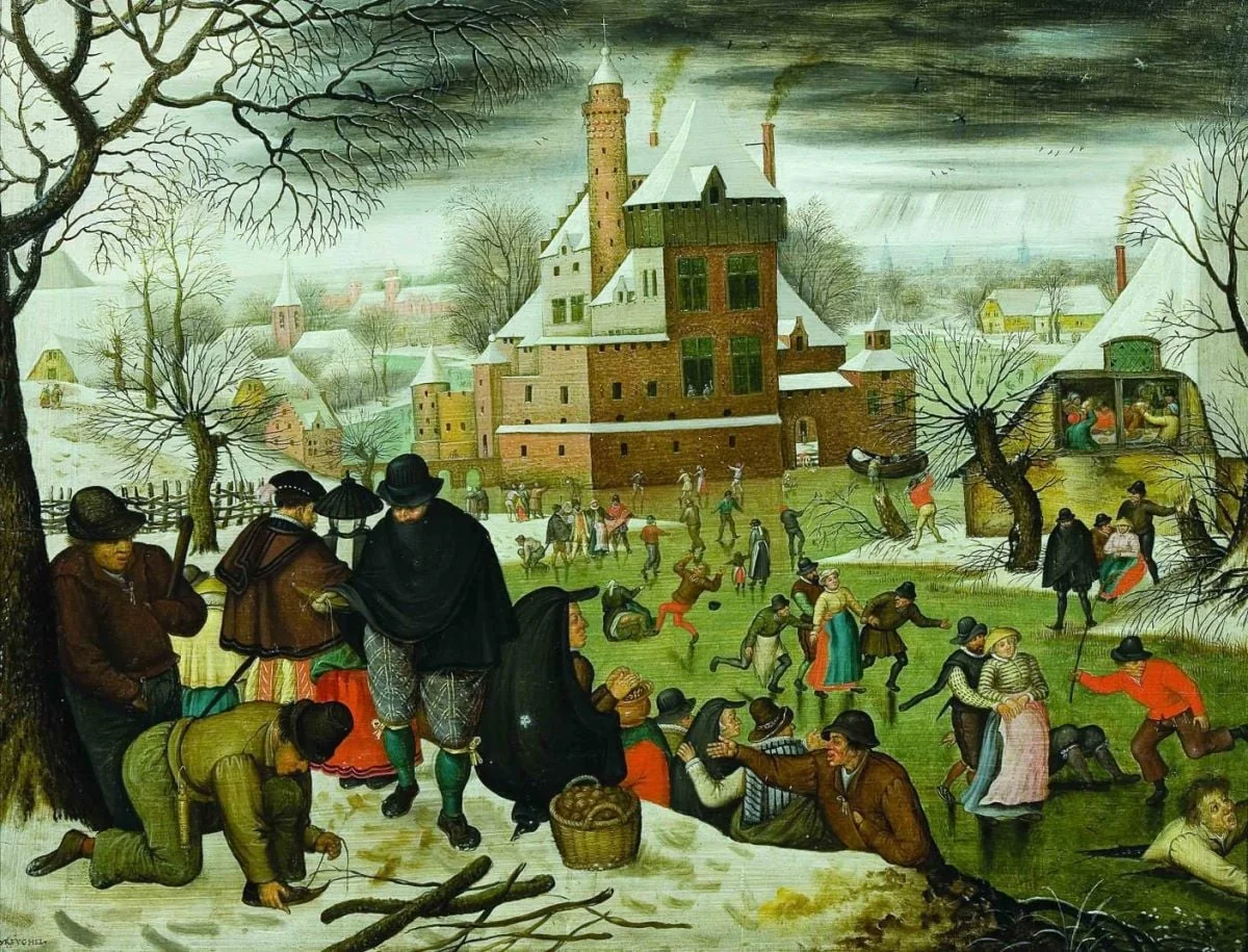 Iarna, by Pieter Brueghel Cel Tânăr, unspecified