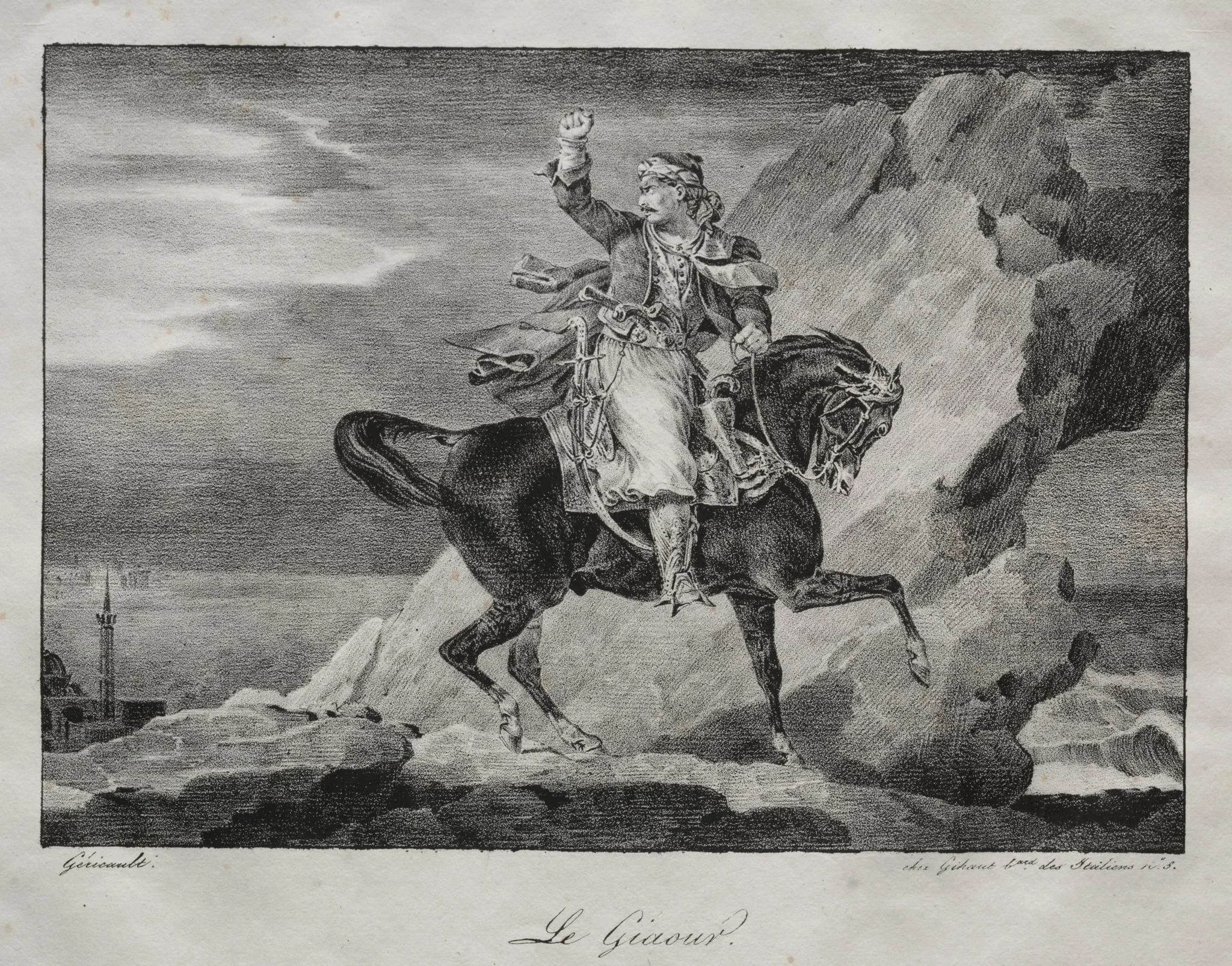 The Giaour, by Théodore Géricault, 1820