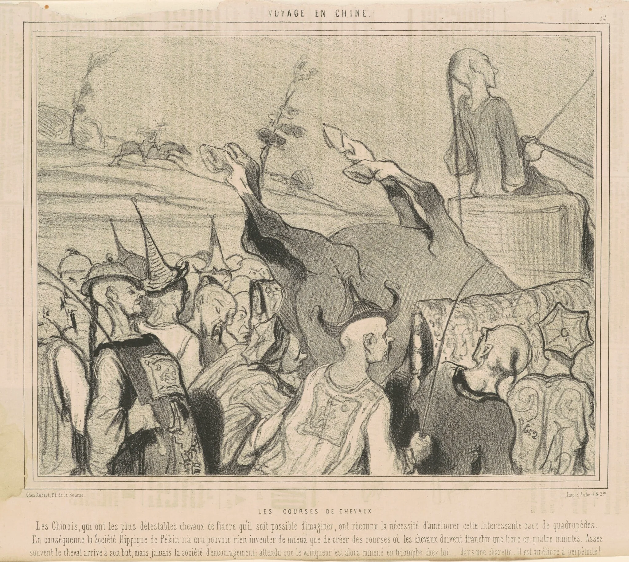 Les courses de chevaux
