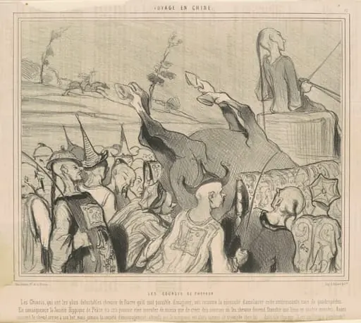 Les courses de chevaux