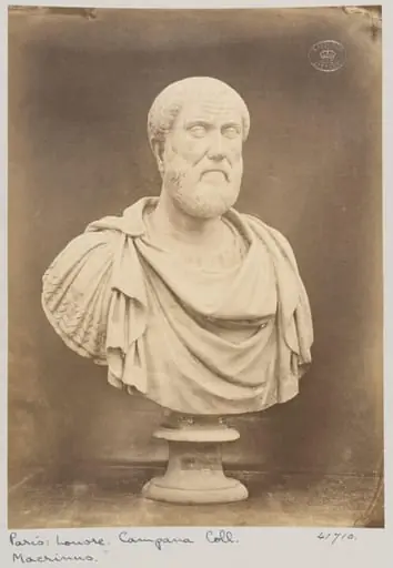 Marble bust of Macrinus