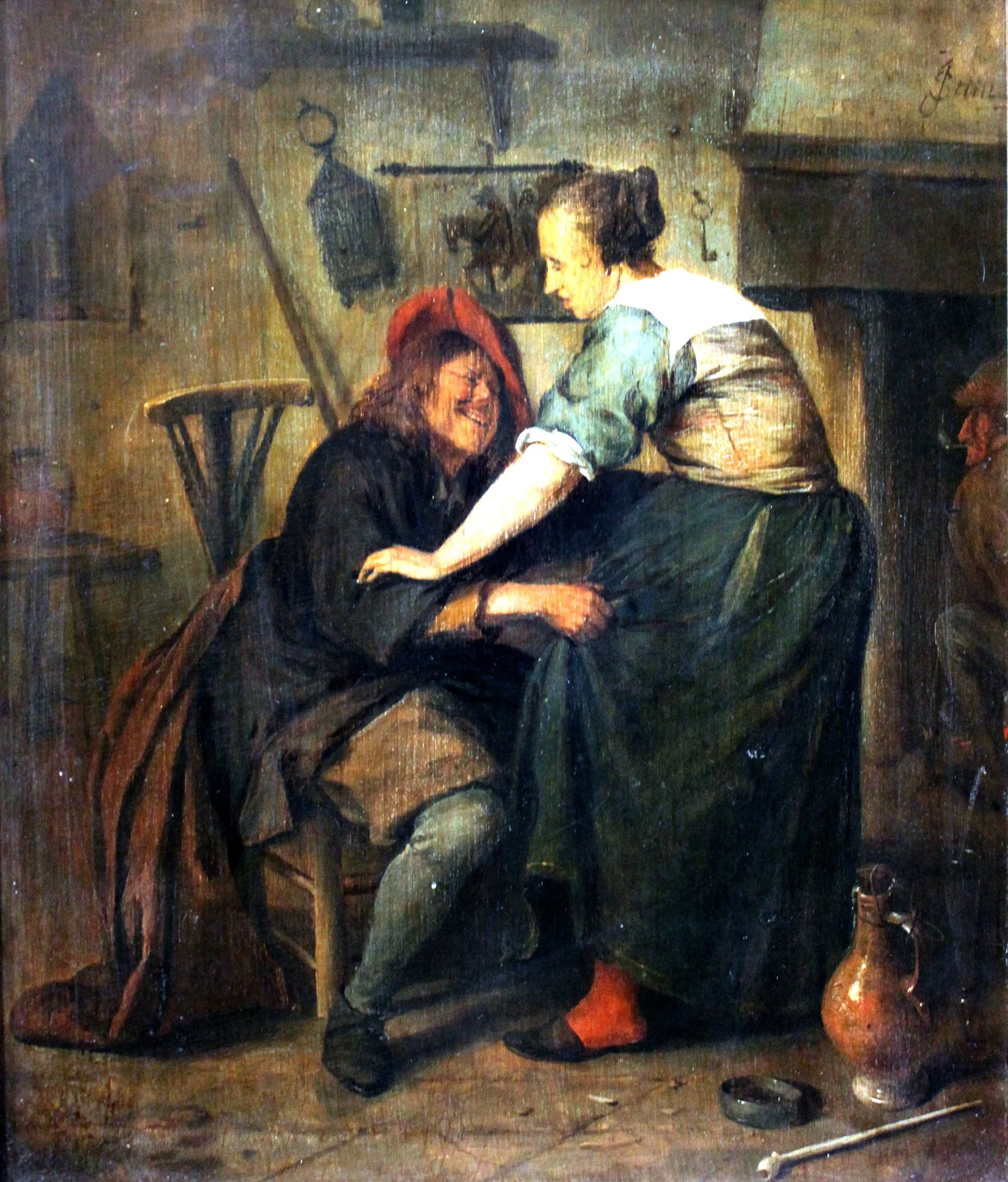 The Unruly Guest, by Jan Steen, oil, 1665