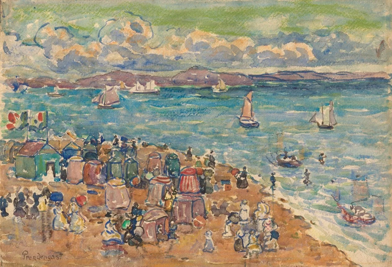 Beach Scene, St. Malo