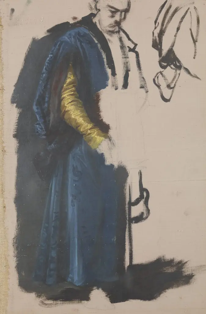 Jaśko of Tenczyn. Study to the Painting "The Oath of Queen Jadwiga"