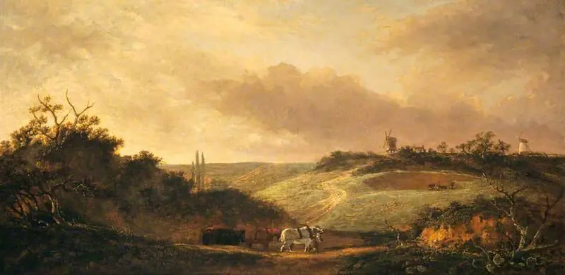 A Heath: Sunset