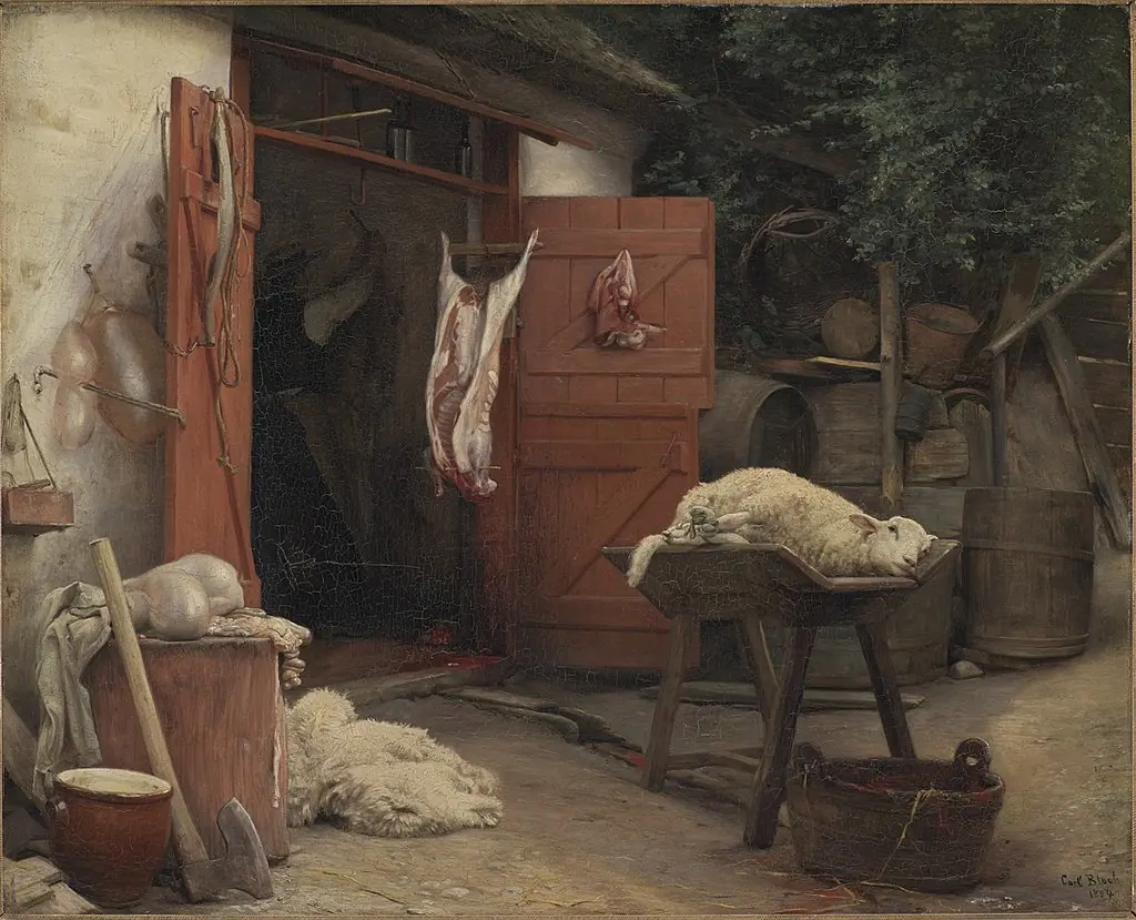 A Slaughterhouse in Hellebæk