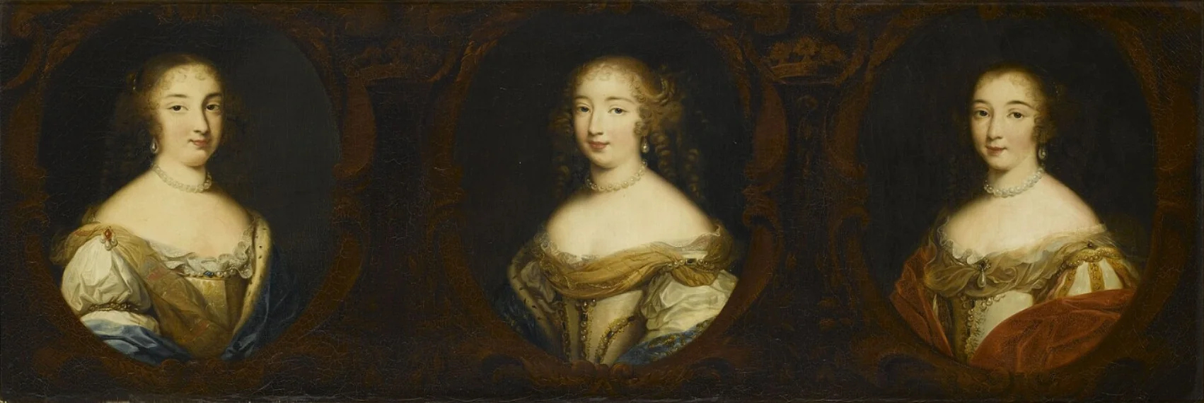 The three sisters of Mademoiselle de Montpensier