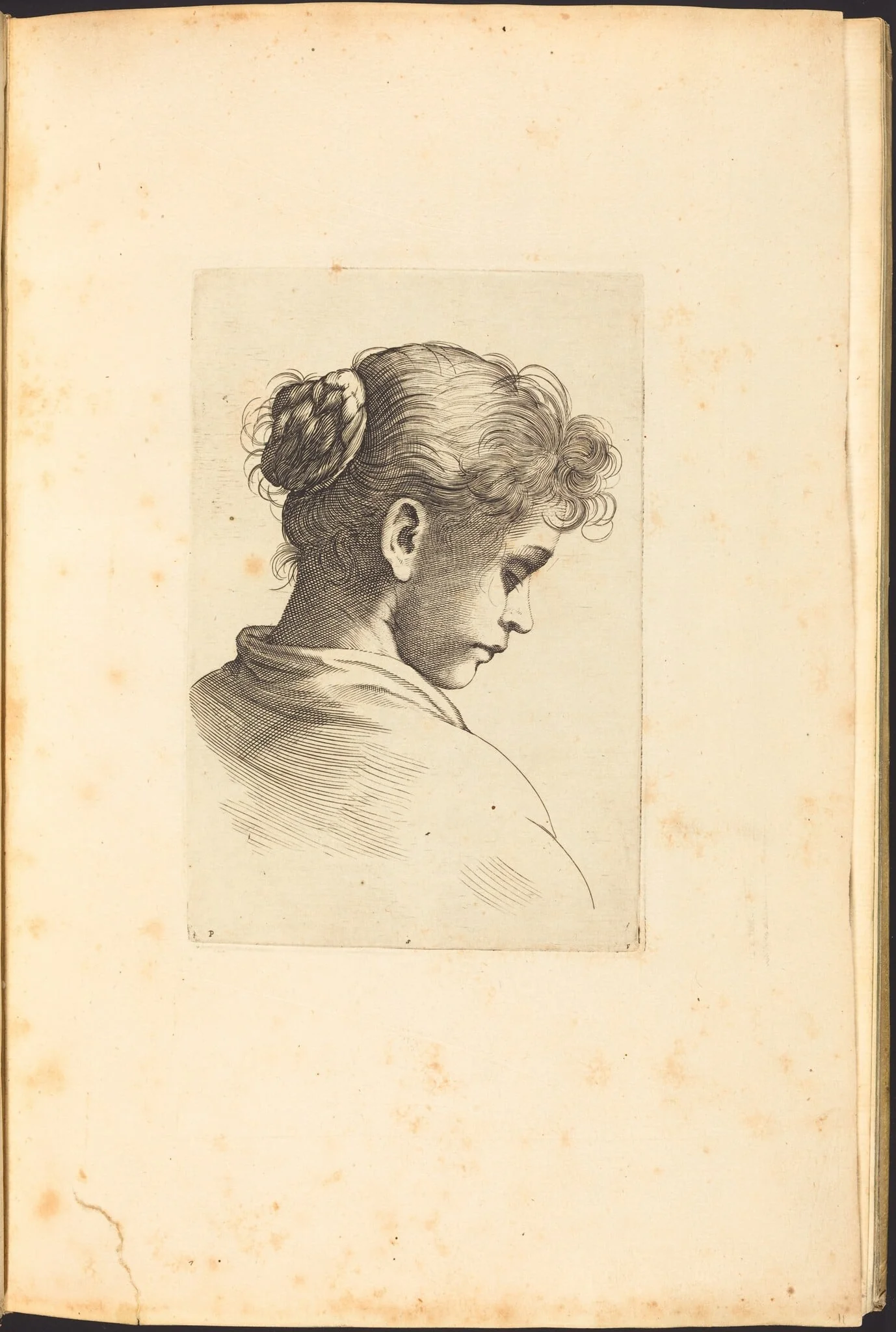 Print from Drawing Book, by Luca Ciamberlano, ink, 1615