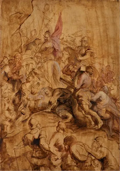 The Ascent to Calvary. The Bearing of the Cross