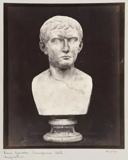Marble Bust of the Emperor Octavius Augustus