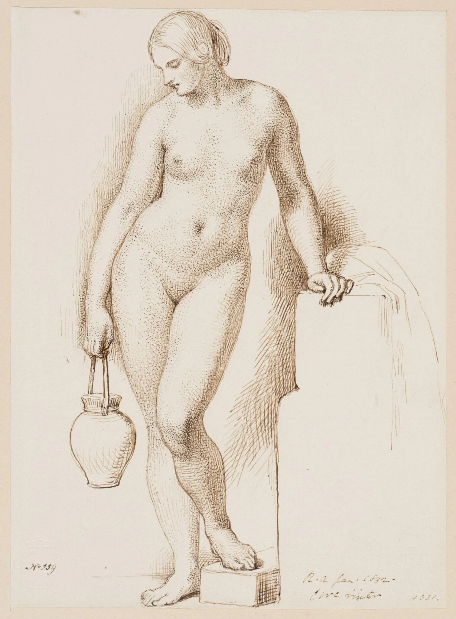 Study of female figure