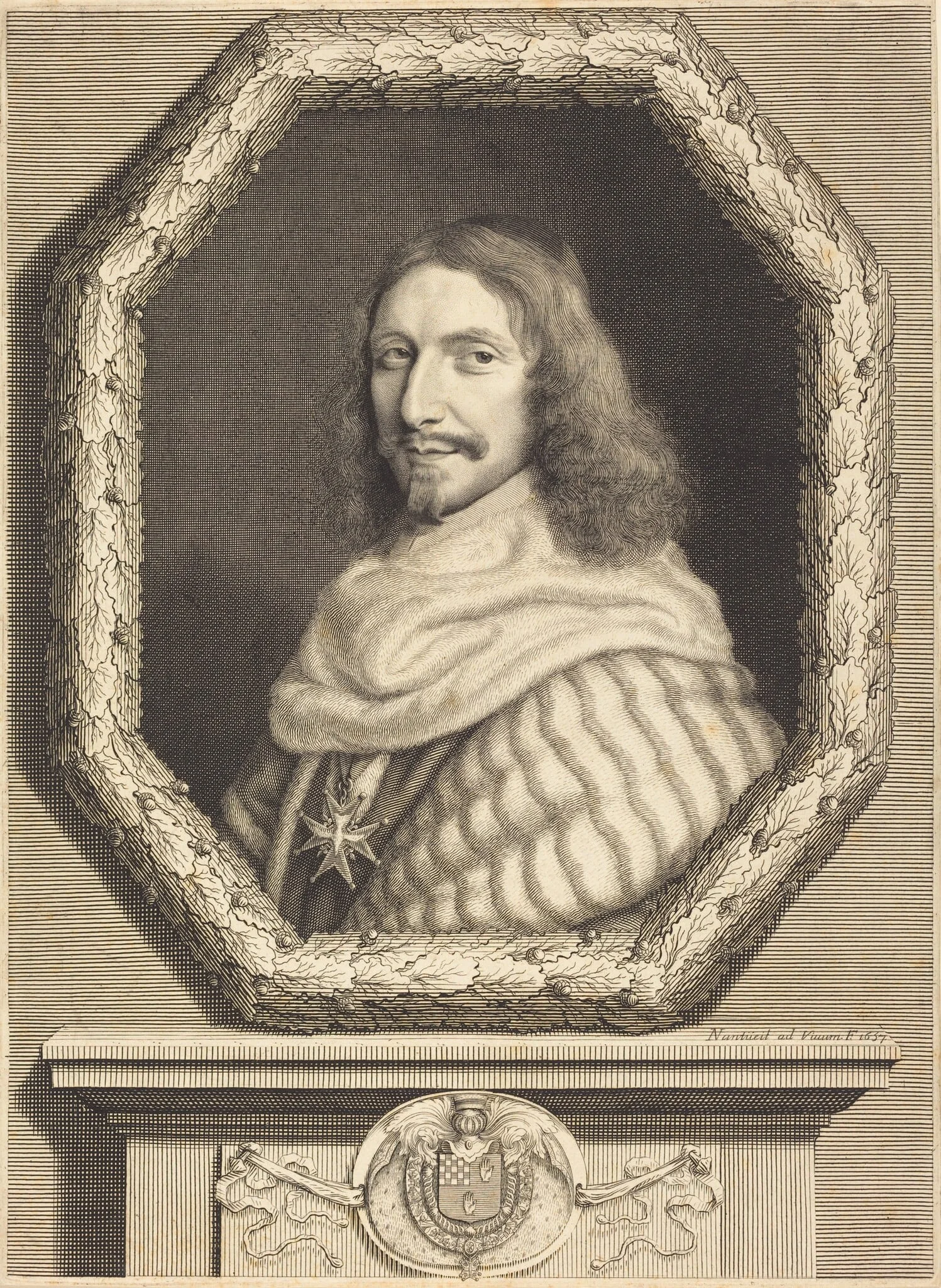 Nicholas Potier de Novion, by Robert Nanteuil, ink, 1657