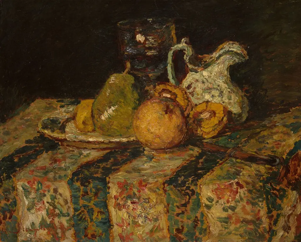 Still Life with Fruit and Wine Jug