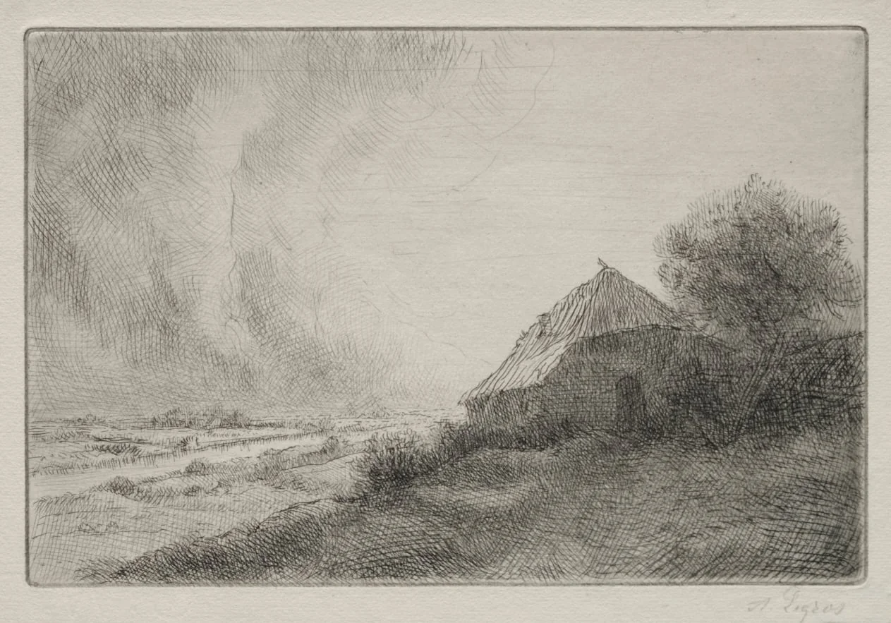 Ruined House on a Hillside