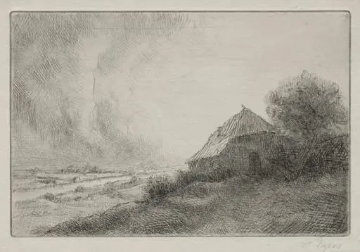 Ruined House on a Hillside