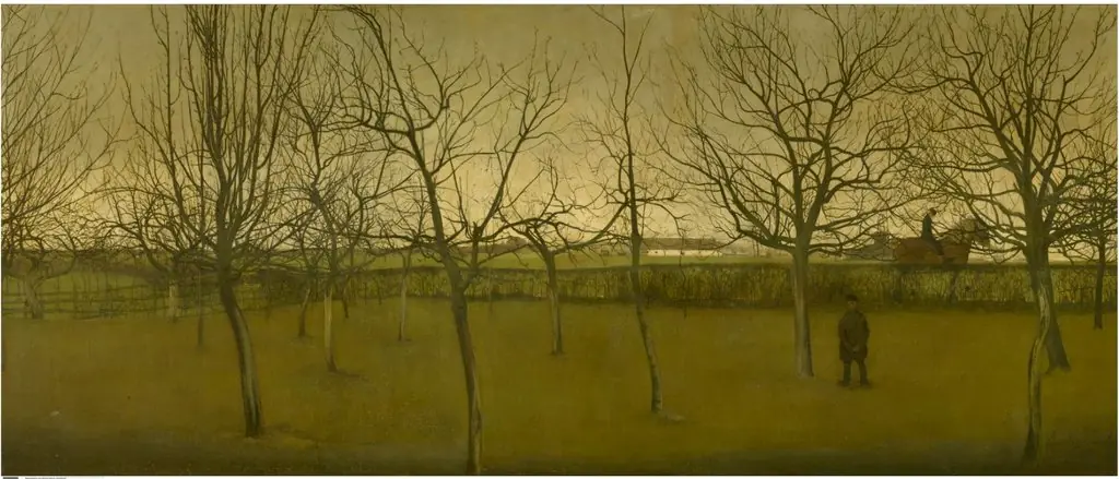 Orchard in winter