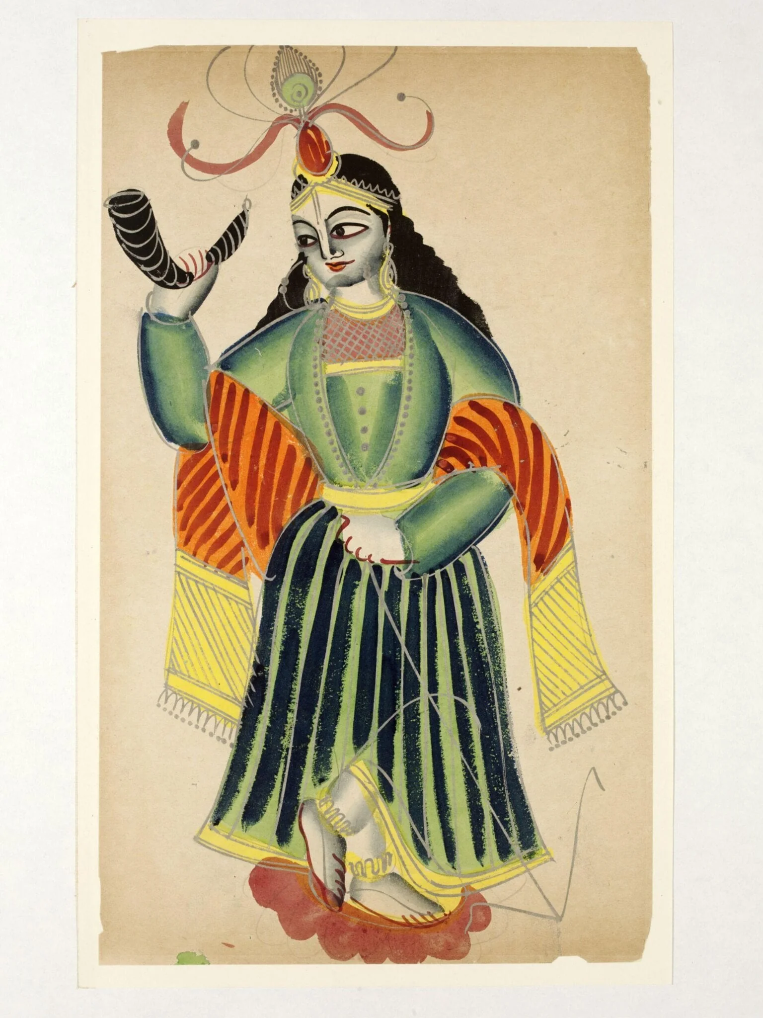 Balarama, by Unknown, paint, 1890
