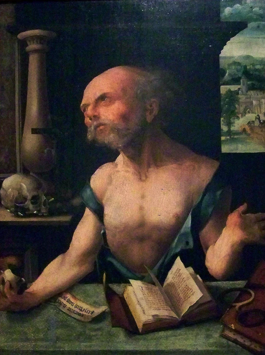 São Jerónimo, by Dirck Jacobsz, oil, 1501