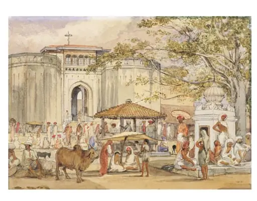 Gateway to the Shanwar Palace