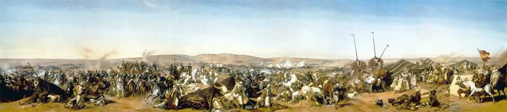 The seizure of Abd-el-Kader's camp in 1843