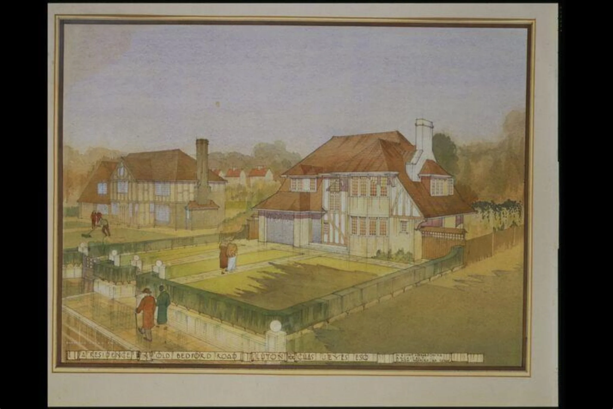 Untitled, by Bertrand Locke, watercolor, 1930
