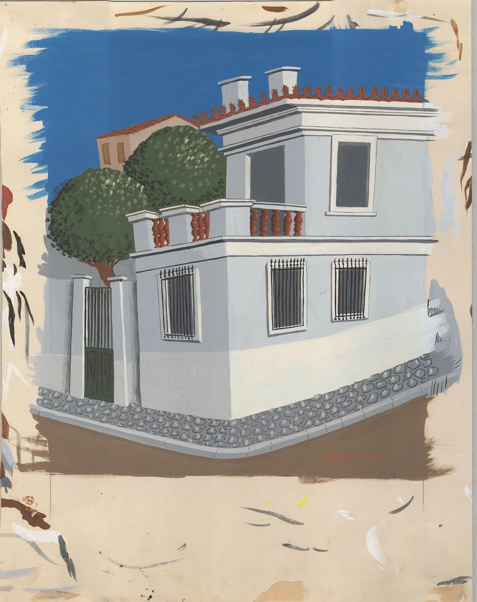 Σπίτι, Αθήνα, by Engonopoulos Nikos, unspecified, 1939