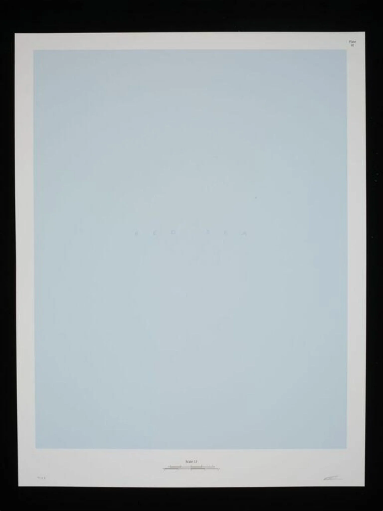 The Seas and Oceans of the World: A Chromatic Excerpt, Quadriptch, by Thomas Jenkins, ink, 2012