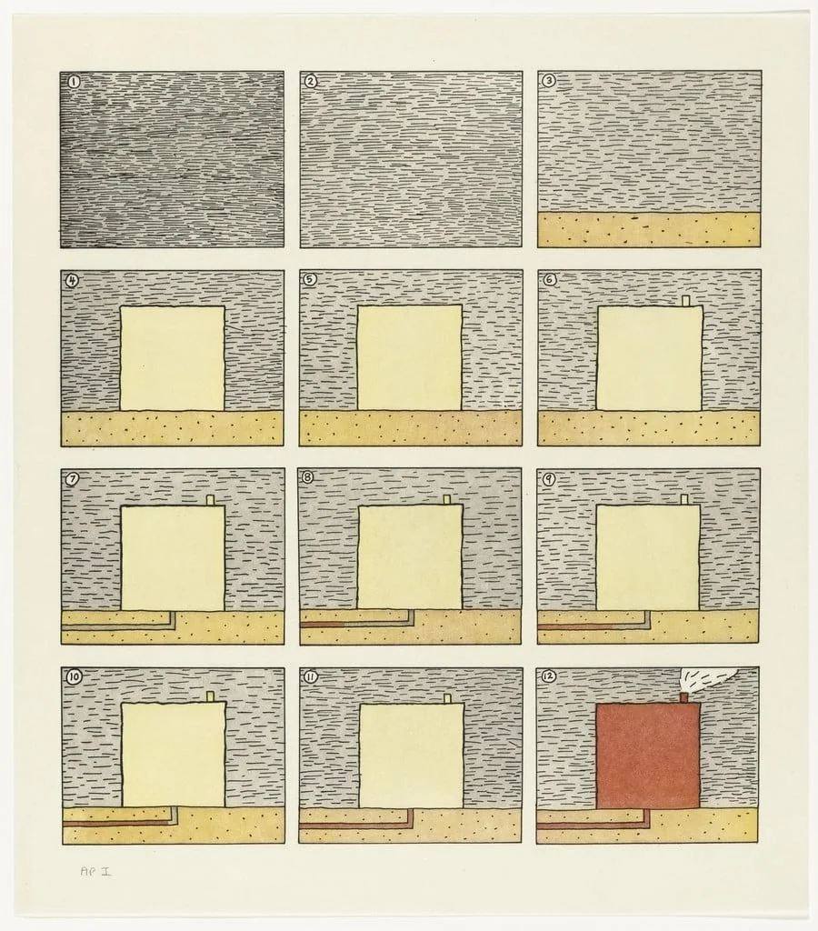 Untitled, by Peter Halley, 1992