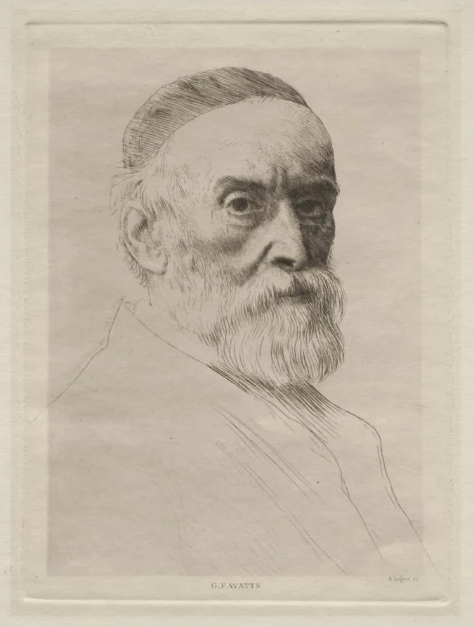 Portrait of George Frederic Watts, by Alphonse Legros, 1879
