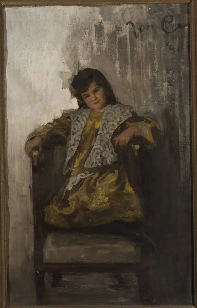 Portrait of a girl, daughter of Mrs. Sachar