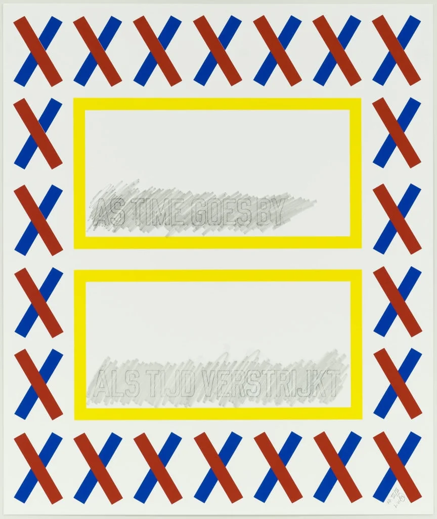 Untitled, by Lawrence Weiner, graphite, 1993