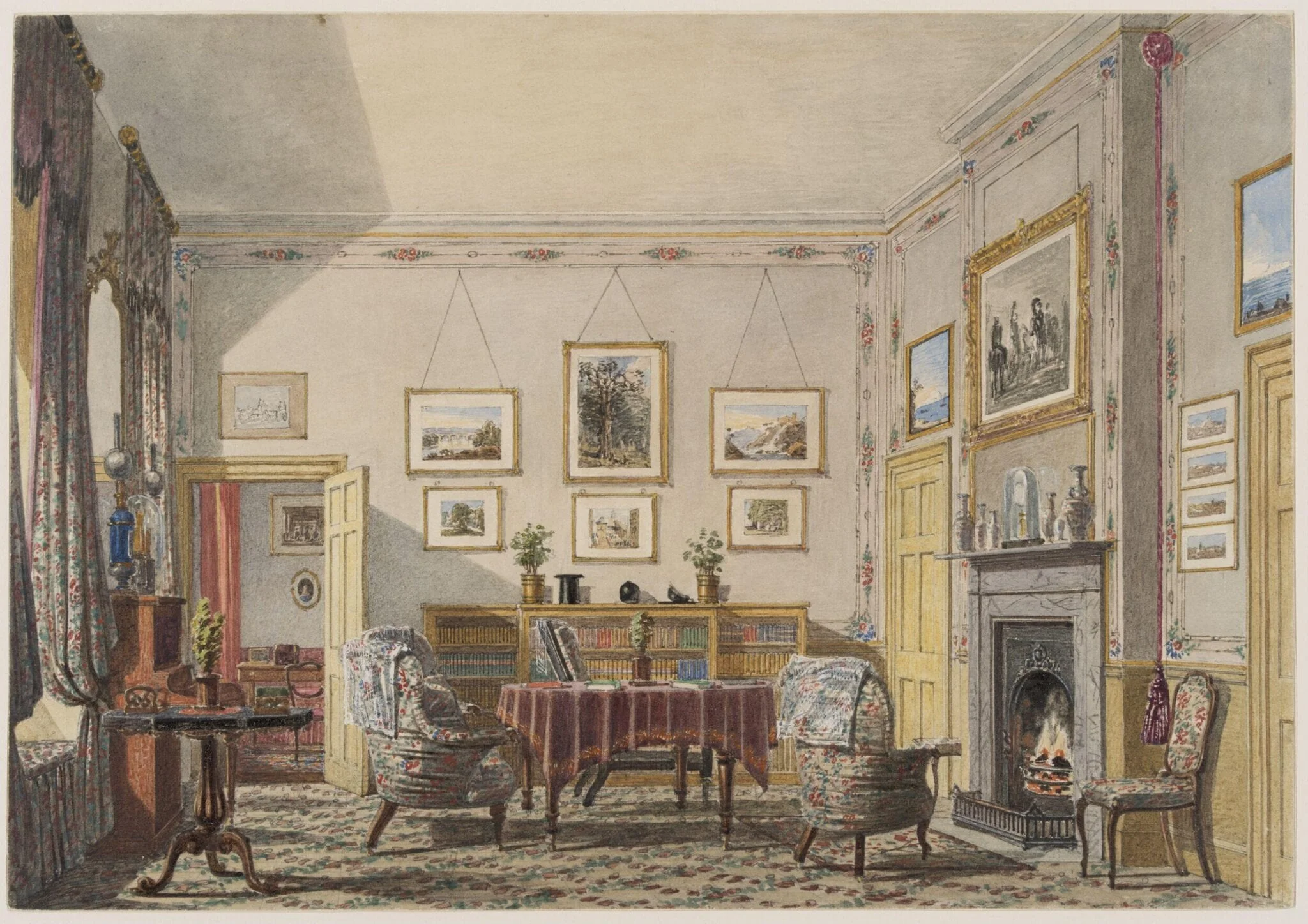 View of a room at Christ Church, Oxford