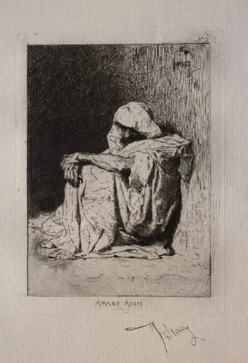 Seated Arab