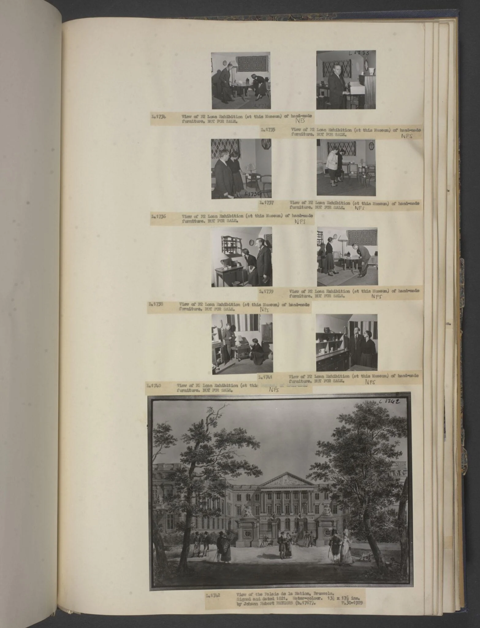 View of the Palais de la Nation, Brussels