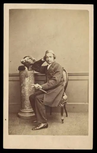 A portrait of a man