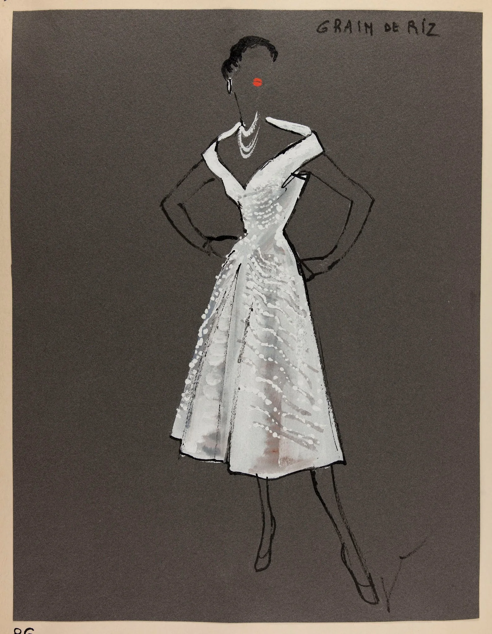 Grain de riz, by Marie-Louise Carven, 1952