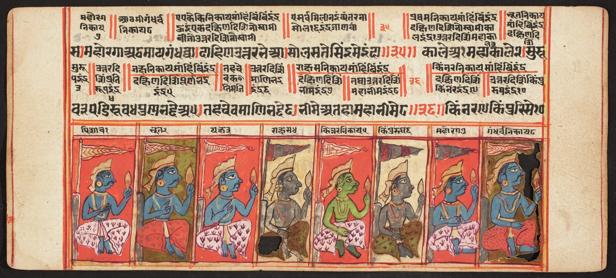 Tantric Manuscript, "Sangrahani Sutra", by Unknown, unspecified