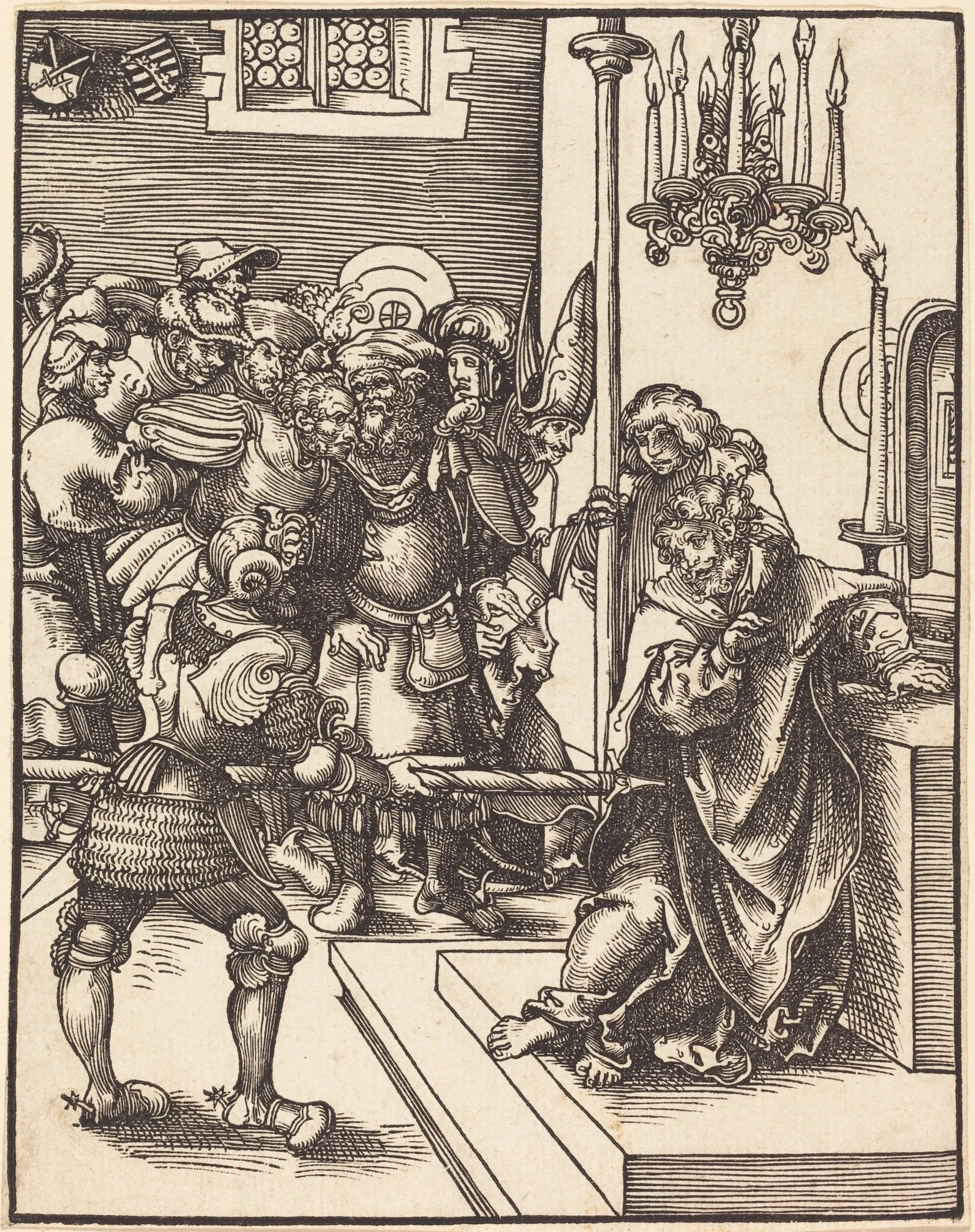 Saint Thomas, by Lucas Cranach the Elder, ink, 1512