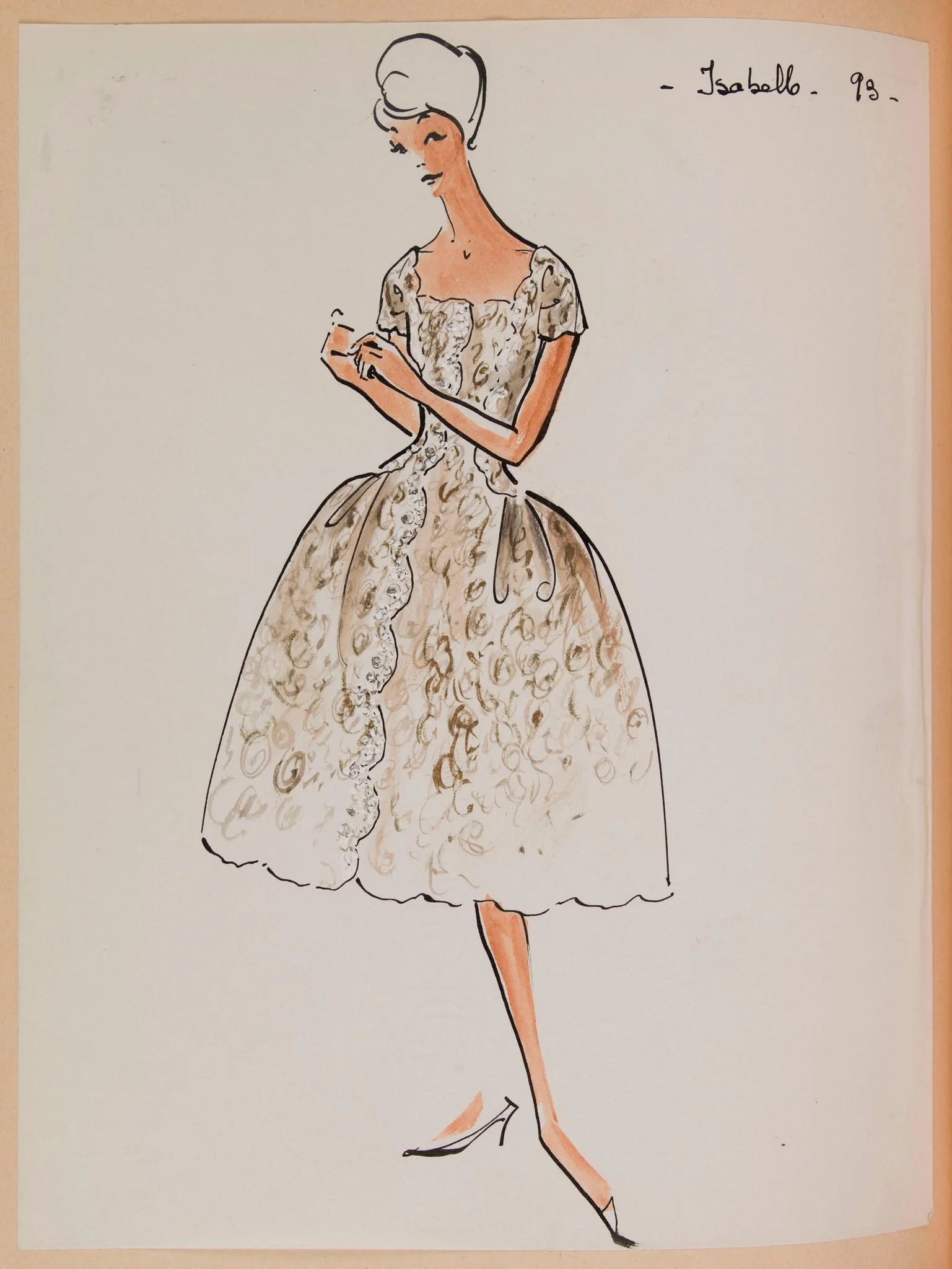 Isabella, by Marie-Louise Carven, 1958