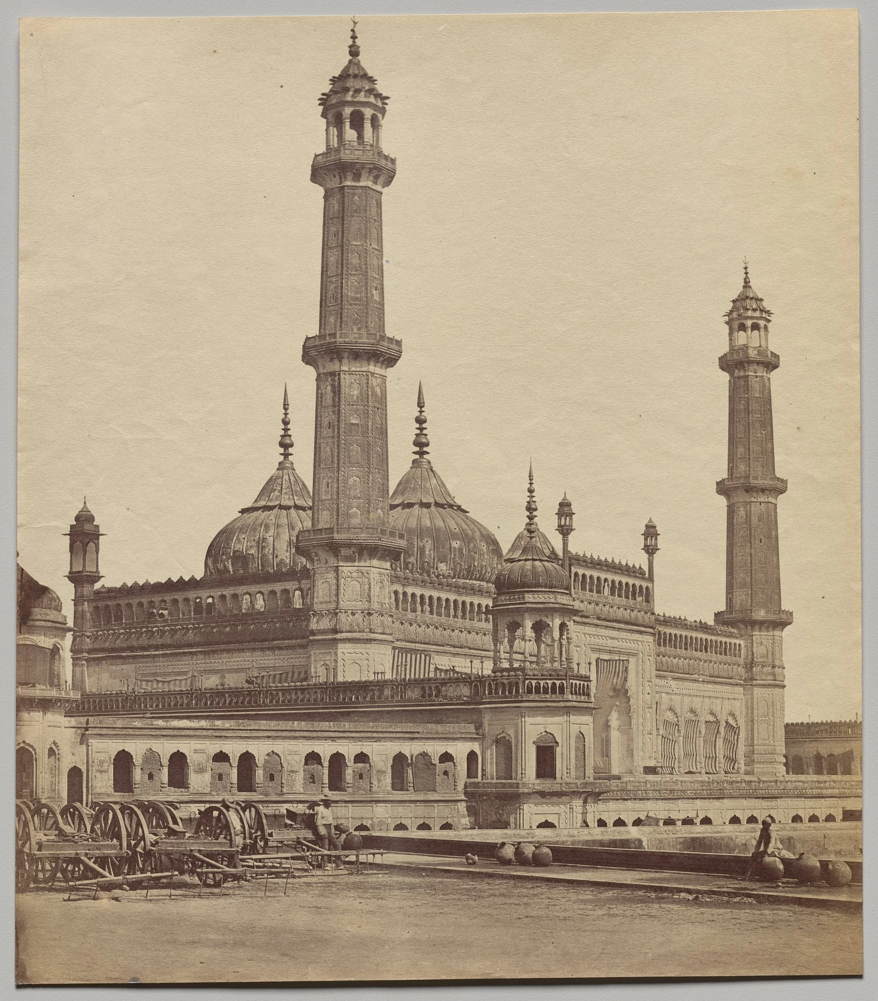 Mosque, Inside Asaf-ud-Daula's Imambara, by Felice A. Beato, 1858