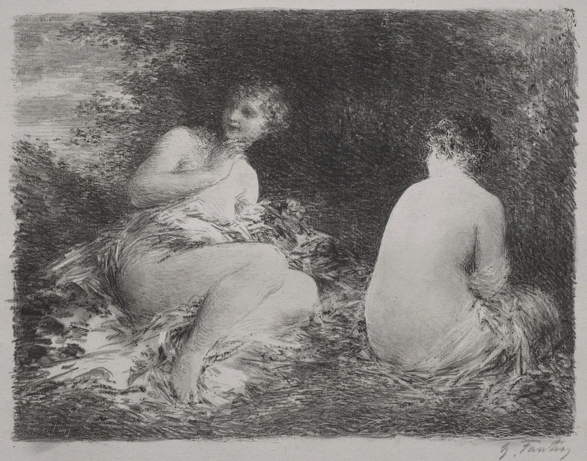 Bathers, by Henri Fantin-Latour, 1899