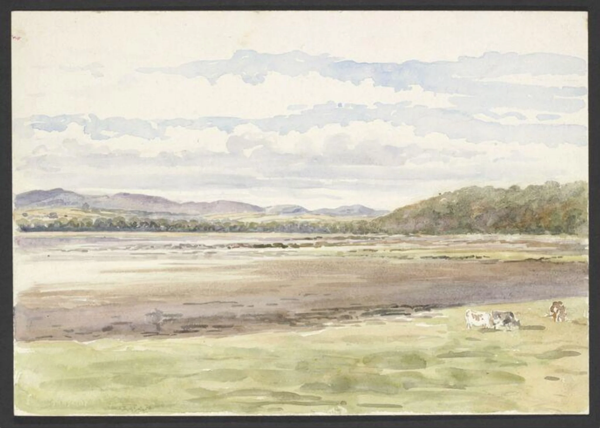 Kirkcudbright Bay, by Beatrix Potter, watercolor, 1899