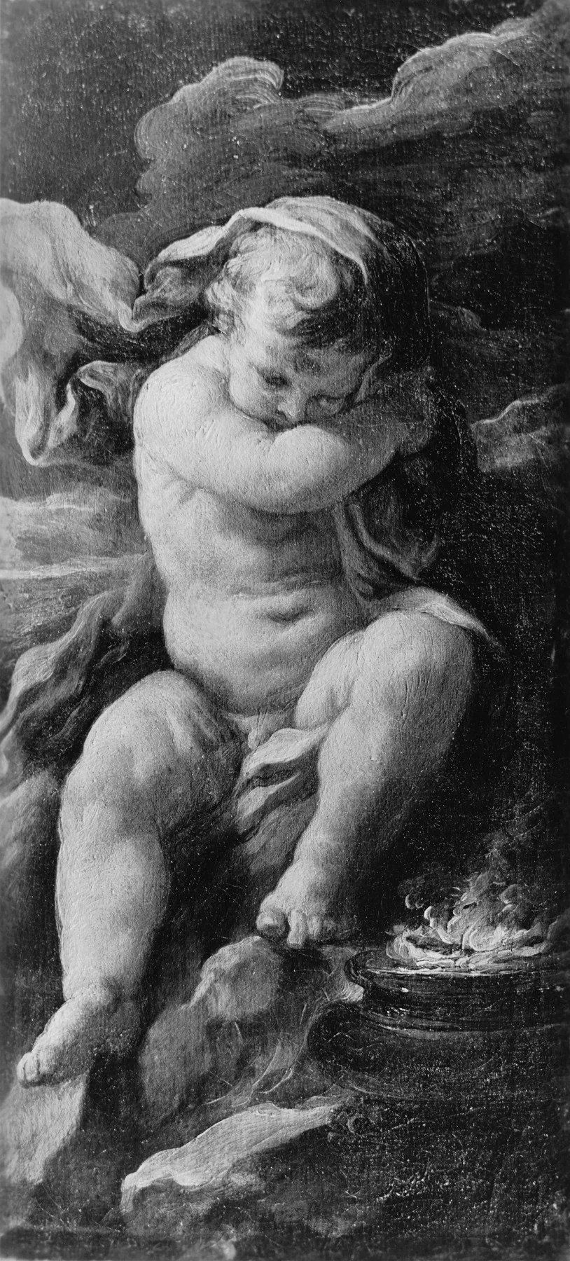 Allegory of Winter, by Sebastiano Conca, oil, 1720
